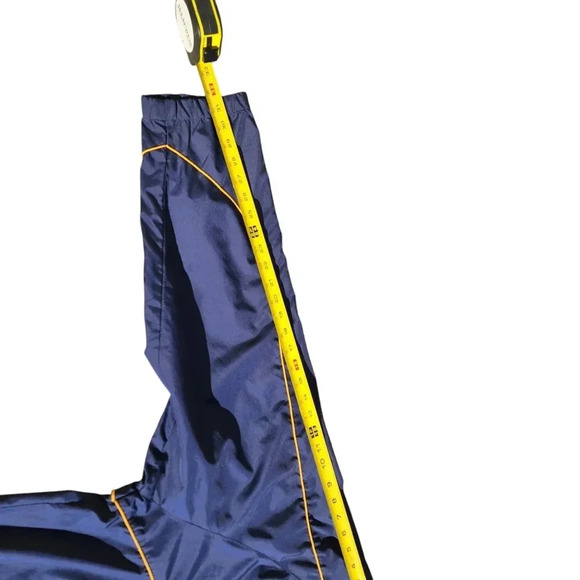 Vintage Red Oak Michigan Wolverines Windbreaker XXL Pullover Quarter Zip Blue - Picture 9 of 11